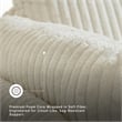 Signature Design by Ashley Tie-Breaker Ivory Swivel Glider Recliner