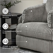 Signature Design by Ashley Tie-Breaker Fog Swivel Glider Recliner