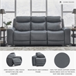 Signature Design by Ashley Mindanao Steel Power Reclining Sofa