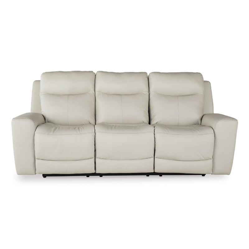 Signature Design by Ashley Mindanao Beige Power Reclining Sofa
