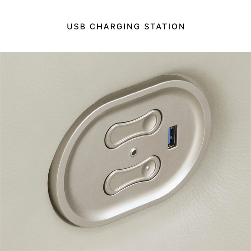 Signature Design by Ashley Mindanao Beige Power Reclining Sofa