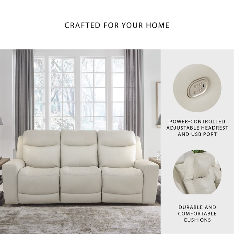 Signature Design by Ashley Mindanao Beige Power Reclining Sofa