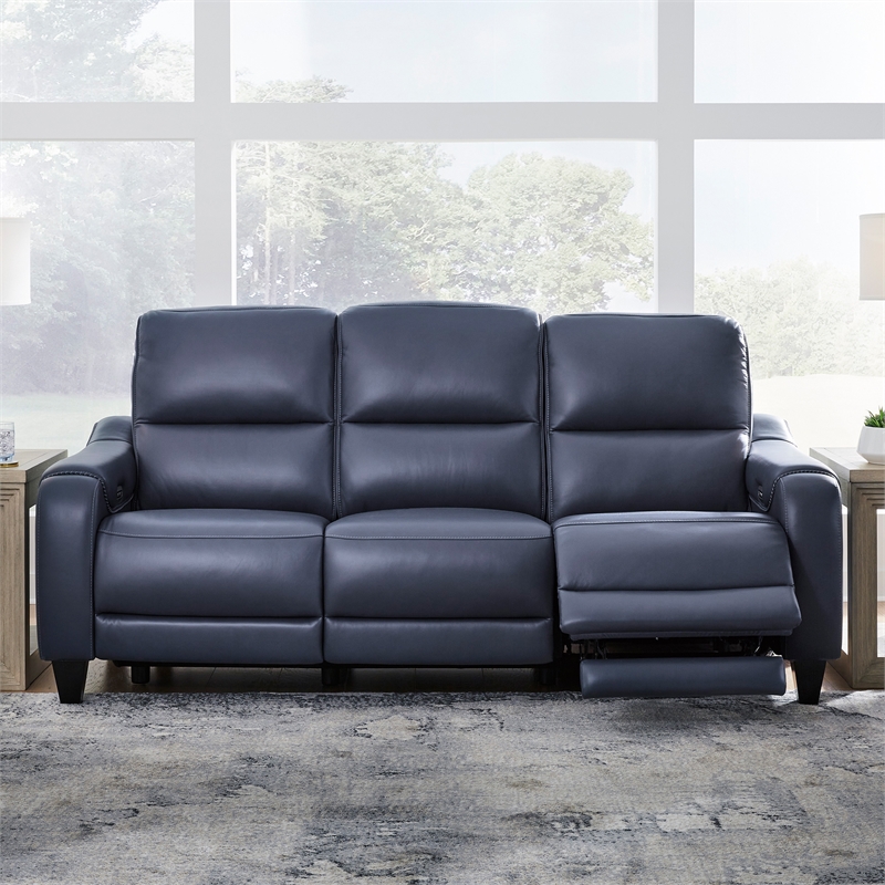 Signature Design by Ashley Mercomatic Ocean Power Reclining Sofa
