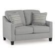 Signature Design by Ashley Adlai Shadow Loveseat with Decorative Accent Pillows