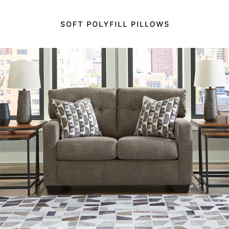 Signature Design by Ashley Mahoney Chocolate Loveseat
