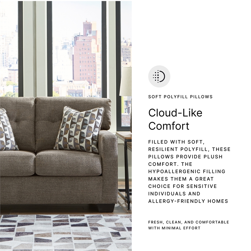 Signature Design by Ashley Mahoney Chocolate Loveseat