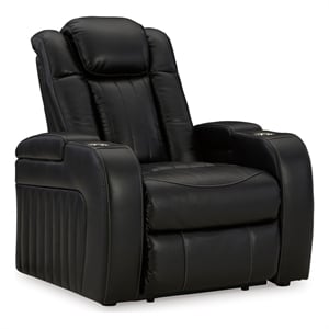 Signature Design by Ashley Caveman Den Midnight Power Recliner