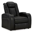 Signature Design by Ashley Caveman Den Midnight Power Recliner