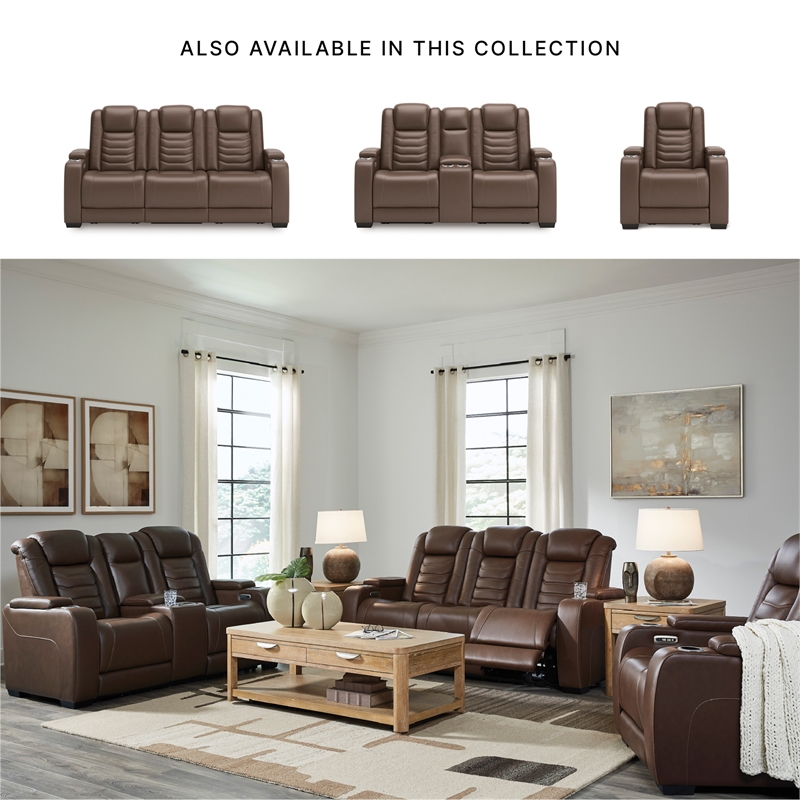 Signature Design by Ashley High Impact Tobacco Power Recliner
