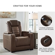Signature Design by Ashley High Impact Tobacco Power Recliner