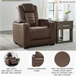 Signature Design by Ashley High Impact Tobacco Power Recliner