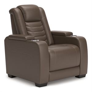 signature design by ashley high impact tobacco power recliner