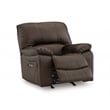 Signature Design by Ashley Leesworth Dark Brown Power Recliner