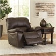 Signature Design by Ashley Leesworth Dark Brown Power Recliner