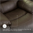 Signature Design by Ashley Leesworth Dark Brown Power Recliner