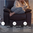 Signature Design by Ashley Leesworth Dark Brown Power Recliner
