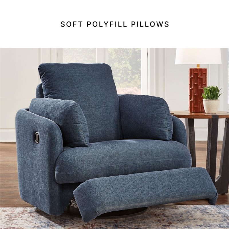 Signature Design by Ashley Modmax Ink Swivel Glider Recliner