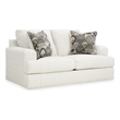 Signature Design by Ashley Karinne Linen Loveseat with Decorative Accent Pillows