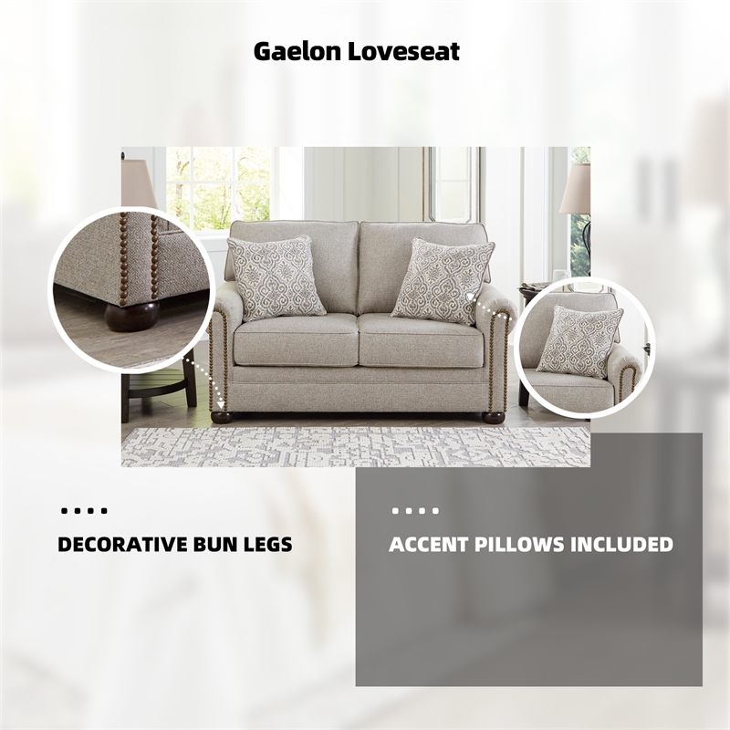 Signature Design by Ashley Gaelon Dune Loveseat