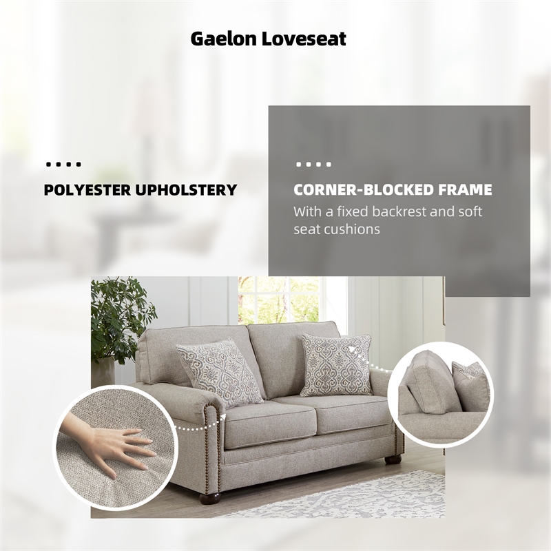 Signature Design by Ashley Gaelon Dune Loveseat