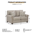 Signature Design by Ashley Gaelon Dune Loveseat