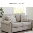Signature Design by Ashley Gaelon Dune Loveseat