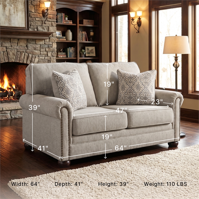 Signature Design by Ashley Gaelon Dune Loveseat