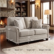 Signature Design by Ashley Gaelon Dune Loveseat