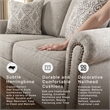 Signature Design by Ashley Gaelon Dune Loveseat