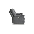 Signature Design by Ashley Barnsana Gray Power Reclining Loveseat with Console