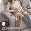 Signature Design by Ashley Boyington Gray Power Reclining Loveseat with Console