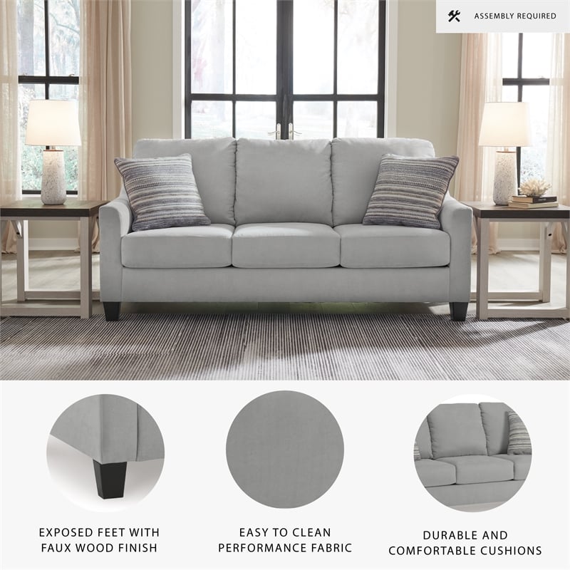Signature Design by Ashley Adlai Gray Queen Sofa Sleeper