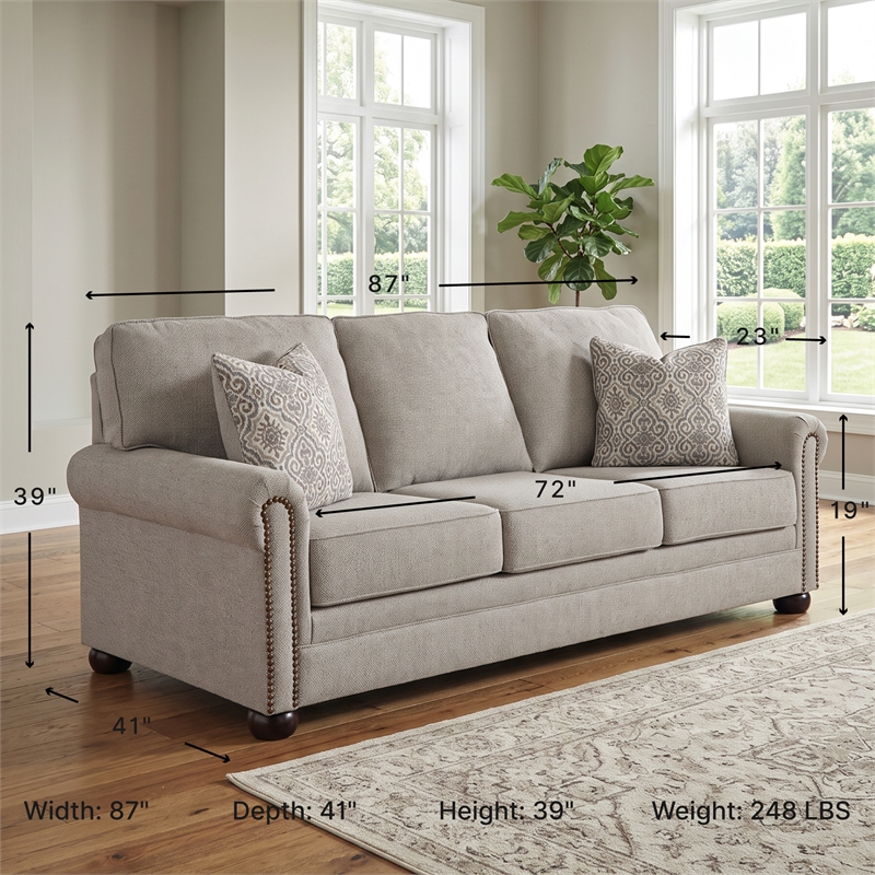 Signature Design by Ashley Gaelon Dune Queen Sofa Sleeper