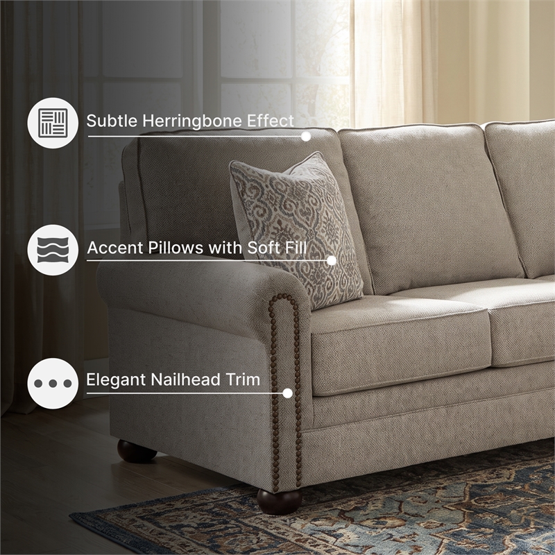 Signature Design by Ashley Gaelon Dune Queen Sofa Sleeper