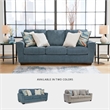 Signature Design by Ashley Cashton Blue Queen Sofa Sleeper