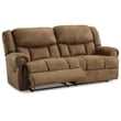Signature Design by Ashley Boothbay Brown Reclining Sofa