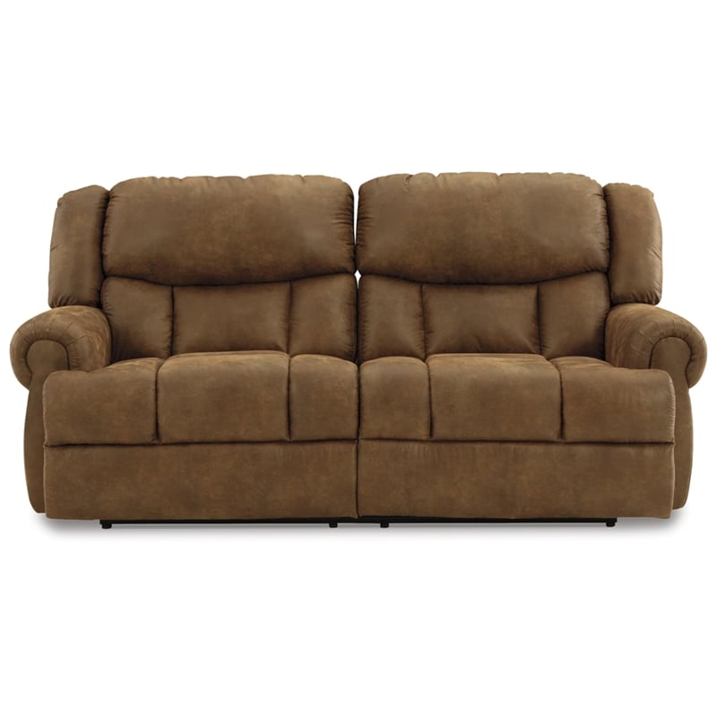 Signature Design by Ashley Boothbay Brown Reclining Sofa