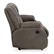 Signature Design by Ashley First Base Gunmetal Reclining Sofa