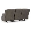 Signature Design by Ashley First Base Gunmetal Reclining Sofa