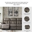 Signature Design by Ashley First Base Gunmetal Reclining Sofa