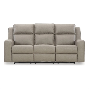 Signature Design by Ashley Lavenhorne Pebble Reclining Sofa with Drop Down Table