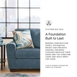 Signature Design by Ashley Cashton Blue Loveseat