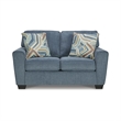 Signature Design by Ashley Cashton Blue Loveseat