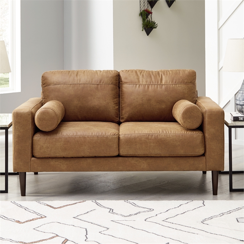 Signature Design by Ashley Telora Caramel Loveseat