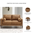 Signature Design by Ashley Telora Caramel Loveseat