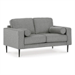 Signature Design by Ashley Hazela Charcoal Loveseat