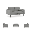 Signature Design by Ashley Hazela Charcoal Loveseat