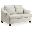 Signature Design by Ashley Genoa Coconut Loveseat with Exposed Tapered Feet