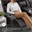 Signature Design by Ashley Boyington Black Power Reclining Loveseat with Console