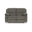 Signature Design by Ashley Scranto Gray Reclining Loveseat